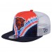 Chicago Bears New Era Orange/Navy Throwback Dye Golfer Snapback Hat Chicago Bears New Era Orange/Navy Throwback Dye Golfer Snapback Hat