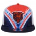 Chicago Bears New Era Orange/Navy Throwback Dye Golfer Snapback Hat