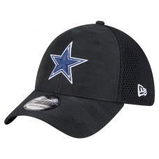 Бейсболка Dallas Cowboys New Era Black Active Camo 39THIRTY