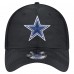 Бейсболка Dallas Cowboys New Era Black Active Camo 39THIRTY