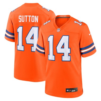 Игровая джерси Denver Broncos Courtland Sutton Nike Orange Alternate Game