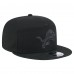 Бейсболка Detroit Lions New Era Black Adventure Canvas Split Panel 9FIFTY Snapback