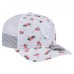 Бейсболка Las Vegas Raiders New Era White Adventure Flamingo Pattern 9SEVENTY Stretch-Snap