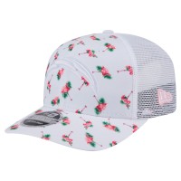 Бейсболка Los Angeles Chargers New Era White Adventure Flamingo Pattern 9SEVENTY Stretch-Snap