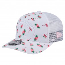 Бейсболка Los Angeles Chargers New Era White Adventure Flamingo Pattern 9SEVENTY Stretch-Snap Бейсболка Los Angeles Chargers New Era White Adventure Flamingo Pattern 9SEVENTY Stretch-Snap