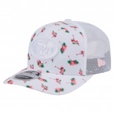 Бейсболка San Francisco 49ers New Era White Adventure Flamingo Pattern 9SEVENTY Stretch-Snap Бейсболка San Francisco 49ers New Era White Adventure Flamingo Pattern 9SEVENTY Stretch-Snap