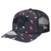 Бейсболка Carolina Panthers New Era Navy/Black Adventure Drinks Pattern 9SEVENTY Stretch-Snap