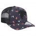 Бейсболка Atlanta Falcons New Era Navy/Black Adventure Drinks Pattern 9SEVENTY Stretch-Snap