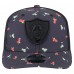 Бейсболка Las Vegas Raiders New Era Navy/Black Adventure Drinks Pattern 9SEVENTY Stretch-Snap