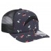 Бейсболка Los Angeles Chargers New Era Navy/Black Adventure Drinks Pattern 9SEVENTY Stretch-Snap