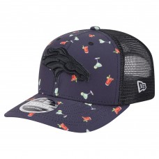 Бейсболка Denver Broncos New Era Navy/Black Adventure Drinks Pattern 9SEVENTY Stretch-Snap Бейсболка Denver Broncos New Era Navy/Black Adventure Drinks Pattern 9SEVENTY Stretch-Snap
