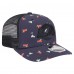 Бейсболка Los Angeles Rams New Era Adventure Drinks Pattern 9SEVENTY Stretch-Snap - Navy/Black