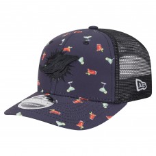 Бейсболка Miami Dolphins New Era Navy/Black Adventure Drinks Pattern 9SEVENTY