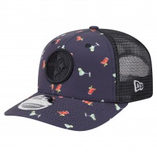 Бейсболка Pittsburgh Steelers New Era Navy/Black Adventure Drinks Pattern 9SEVENTY Stretch-Snap