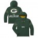 Unisex Green Bay Packers UNRL Green Half-Zip Track Jacket
