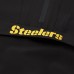 Unisex Pittsburgh Steelers UNRL Black Half-Zip Track Jacket