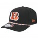 Бейсболка Cincinnati Bengals New Era Black Gameday Multi Rope 9SEVENTY Stretch-Snap