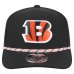 Бейсболка Cincinnati Bengals New Era Black Gameday Multi Rope 9SEVENTY Stretch-Snap