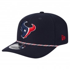 Бейсболка Houston Texans New Era Navy Gameday Multi Rope 9SEVENTY Stretch-Snap