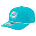 Бейсболка Miami Dolphins New Era Aqua Gameday Multi Rope 9SEVENTY Stretch-Snap