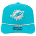 Бейсболка Miami Dolphins New Era Aqua Gameday Multi Rope 9SEVENTY Stretch-Snap
