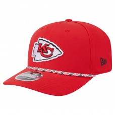 Бейсболка Kansas City Chiefs New Era Red Gameday Multi Rope 9SEVENTY Stretch-Snap