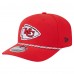 Бейсболка Kansas City Chiefs New Era Red Gameday Multi Rope 9SEVENTY Stretch-Snap
