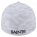 Бейсболка New Orleans Saints New Era White Gameday Graded 39THIRTY Flex