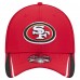 Бейсболка San Francisco 49ers New Era Scarlet Game Day Linear 39THIRTY