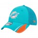 Бейсболка Miami Dolphins New Era Aqua Game Day Linear 39THIRTY Бейсболка Miami Dolphins New Era Aqua Game Day Linear 39THIRTY