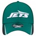 Бейсболка New York Jets New Era Green Game Day Linear 39THIRTY