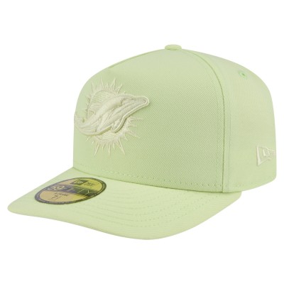 Бейсболка Miami Dolphins New Era Light Green Color Pack A-Frame 59FIFTY Fitted