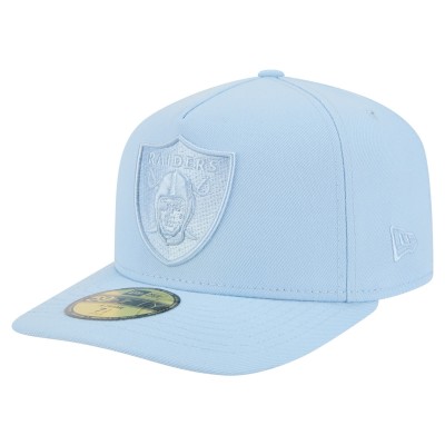 Бейсболка Las Vegas Raiders New Era Light Blue Color Pack A-Frame 59FIFTY