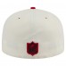 Бейсболка Kansas City Chiefs New Era Cream/Red Main 59FIFTY