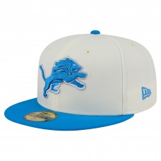 Бейсболка Detroit Lions New Era Cream/Blue Main 59FIFTY