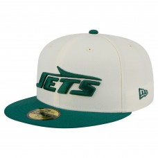Бейсболка New York Jets New Era Cream/Green Main 59FIFTY Бейсболка New York Jets New Era Cream/Green Main 59FIFTY