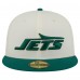 Бейсболка New York Jets New Era Cream/Green Main 59FIFTY