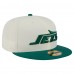 Бейсболка New York Jets New Era Cream/Green Main 59FIFTY