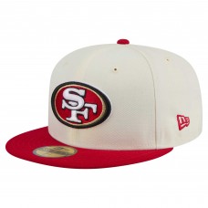 Бейсболка San Francisco 49ers New Era Cream/Scarlet Main 59FIFTY Бейсболка San Francisco 49ers New Era Cream/Scarlet Main 59FIFTY