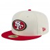 Бейсболка San Francisco 49ers New Era Cream/Scarlet Main 59FIFTY