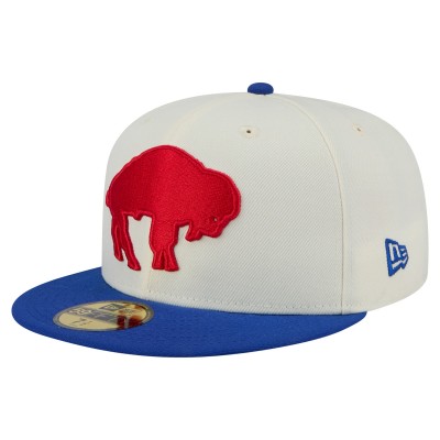 Бейсболка Buffalo Bills New Era Cream/Royal Main 59FIFTY