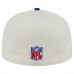Бейсболка Buffalo Bills New Era Cream/Royal Main 59FIFTY