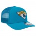 Бейсболка Jacksonville Jaguars New Era Teal Main Trucker 9SEVENTY Stretch-Snap
