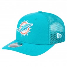 Бейсболка Miami Dolphins New Era Aqua Main Trucker 9SEVENTY