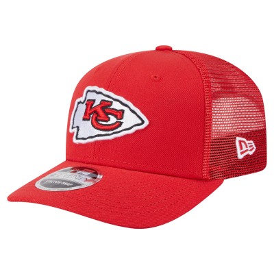 Бейсболка Kansas City Chiefs New Era Red Main Trucker 9SEVENTY Stretch-Snap