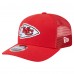 Бейсболка Kansas City Chiefs New Era Red Main Trucker 9SEVENTY Stretch-Snap