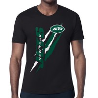 New York Jets Starter Black Color Scratch T-Shirt