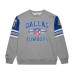 Кофта Dallas Cowboys Mitchell & Ness Heather Gray Vintage Logo