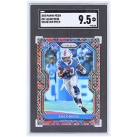 Zack Moss Buffalo Bills 2020 Panini Prizm Snakeskin Prizm #311 SGC Authenticated 9.5 Rookie Card