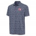 New York Giants Antigua Heather Navy Relentless Polo